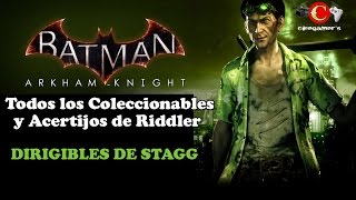 Batman Arkham Knight  Guía de TODOS los Coleccionables y Trofeos  Dirigibles de Stagg [upl. by Laddy738]