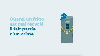 Quand un frigo est mal recyclé il fait partie dun crime [upl. by Sartin]