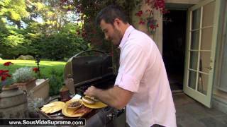 Sous Vide BBQ Burgers with Sharone Hakman [upl. by Wadsworth]