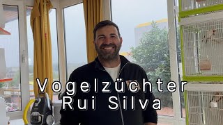 EUROPEAN GOLDFINCH MASTER BREEDER RUI SILVA INTERVIEW AT HIS AVIARY IN ZURICH SWITZERLAND [upl. by Irihs]