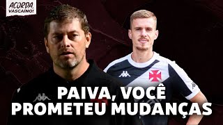 PARA DAR RESPOSTA DEPOIS DE DUAS DERROTAS VASCO PRECISA MUDAR CONTRA O INTER [upl. by Bowen]