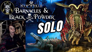 SOLO BARNACLES W MY BOW AND PVP GEAR NEW WORLD SOLO DUNGEON [upl. by Storm]