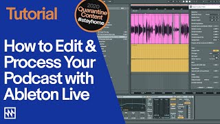 Tutorial How to Edit amp Process Your Podcast with Ableton Live [upl. by Irtimed293]