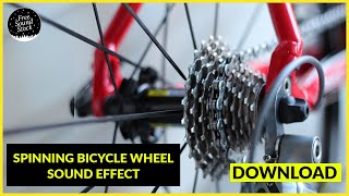 Spinning Bicycle Wheel Sound Effect [upl. by Airres]