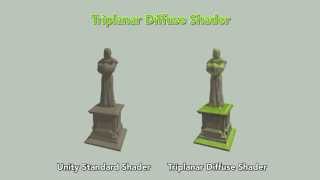 Demo Triplanar Shader [upl. by Hgielram]