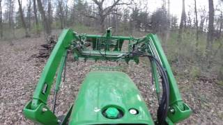 John Deere 3038e Grapple Series Part 5 IN ACTION [upl. by Chally]