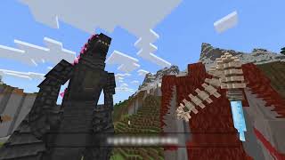 minecraft godzilla [upl. by Aitsirk]