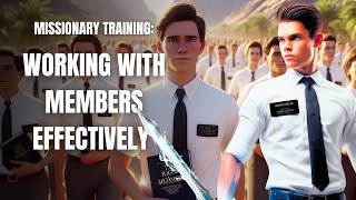 LDS MISSIONARY TRAINING How Members And Missionaries Work Together [upl. by Wehner539]