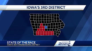 Iowa election 2024 State of the race in 3rd Congressional District [upl. by Auhso962]