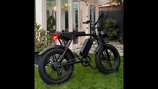 How to remove throttle of OUXI V8 Electric BikeVideo from OUXI V8 Original Factory [upl. by Meri522]