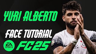 EA FC 25  YURI ALBERTO FACE TUTORIAL  STATS CORINTHIANS [upl. by Enilrek]