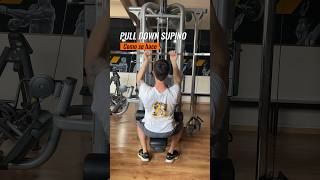 Como hacer un Pull Down Supino entrenamiento gym tutorial [upl. by Heck]