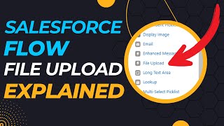 How to Upload Files in Salesforce Flow REQUIRED field example [upl. by Artied]