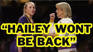 🚨Why Hailey Van Lith Is Leaving LSU [upl. by Ahsiem]