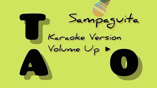 SAMPAGUITA quotTAOquot KARAOKE VERSION VOLUME UP ▶️ karaoke [upl. by Proud401]