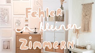 Kleines Zimmer richtig einrichten  Fehler in kleinen Zimmern [upl. by Leksehcey67]