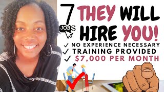 7 Easy Hiring Immediately Work from Home Jobs Paying 7000Month [upl. by Illac687]