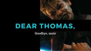 Newt amp Thomas  Newts letter The Death Cure [upl. by Ettennyl]