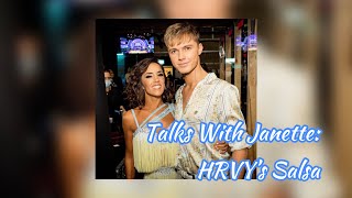 Talks With Janette HRVY’s Salsa [upl. by Leraj]