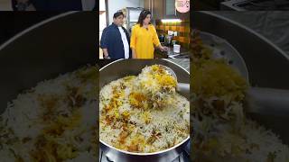 Farah Khan amp kiku sharda quotAuthentic kabuli quotBiryani🤤 viralvideoyoutubeshort [upl. by Acirej740]