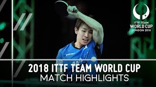 2018 Team World Cup Highlights I Liam Pitchford vs Koki Niwa Group [upl. by Bugbee]