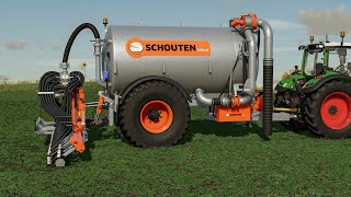 SCHOUTEN Ideal Slurry Tank in Farming Simulator 22 [upl. by Timmie]