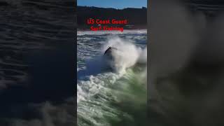 US Coast Guard Surfman training heavy surf youtubeshorts uscg ocean survival training boats [upl. by Llednahc]