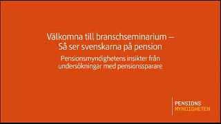 Så ser svenskarna på pension [upl. by Enamrahs143]