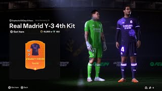 【一球】EA FC 24  Real Madrid Y 3 4th Kit [upl. by Eatnoj338]