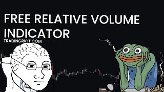 Trading with Relative Volume rVol Indicator  Tradingriot [upl. by Sandler]