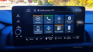 2023 Honda CRV INFOTAINMENT TOUR and TutorialWireless Apple Carplay Setup [upl. by Bright]