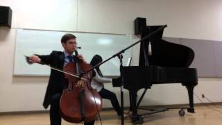 Aaron FeeneyFinzi Cello ConcertoMvt1 [upl. by Aneram927]