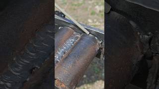 welding techniques and secrets on round iron pipes that you should emulate wedding welding [upl. by Schaumberger26]