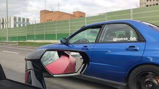 Subaru Impreza WRX vs Lamborghini Huracan Performante [upl. by Isolda607]