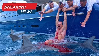 SHOCKING  Shark Devours Billionaire in Brutal Attack [upl. by Anatsirhc]