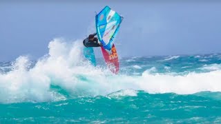 Extreme windsurfing Victor Fernandez World wave champion [upl. by Lowell330]