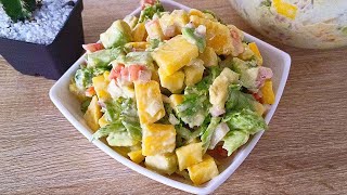 🥗 Ensalada saludable deliciosa y muy fácil de preparar ¡Pruébala 😋🤤 [upl. by Erusaert]