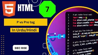 Difference Between HTML p and pre Tags  HTML Formatting Guide [upl. by Skurnik]