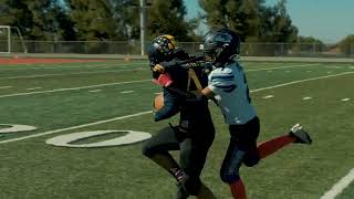 Jurupa Steelers Micro Black Football Highlight Hype 24 [upl. by Rebmaed977]