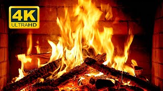 🔥 Cozy Fireplace 4K 12 HOURS Fireplace with Crackling Fire Sounds Crackling Fireplace 4K [upl. by Keisling]