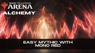 Easy Mythic Run with Mono Red  Alchemy  MTG Arena Duskmourn [upl. by Airpac]