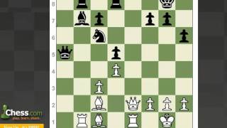 Chess Tactics Back Rank Checkmate [upl. by Tamarra59]