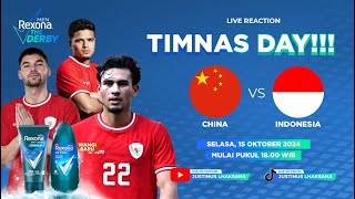 THE DERBY S2 EPS 28 LIVE REACTION TIMNAS DAY  CHINA VS INDONESIA [upl. by Warthman647]