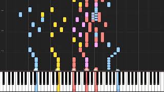 Vivaldi  Bassoon Concerto in A Minor RV 497 3rd Movement Allegro Synthesia [upl. by Bobina]