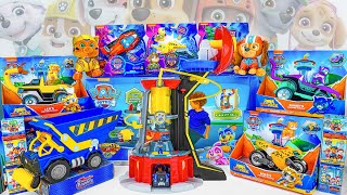 Paw Patrol RESCUE WHEELS toy collection unboxing ASMR  Super Loop Tower HQ l ASMR toy review [upl. by Olocin904]