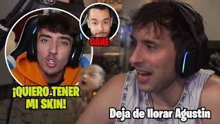 Guibel mira a Agustin51 llorando por no tener skin en fornite [upl. by Onileva]