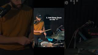 Paradiddle Groove amp Fill 2 drums drumsandlessons musictutorial drummer drumtips drummethod [upl. by Aredna]