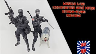 Mezco 112 Commando and Ninja Snake Eyes [upl. by Aihseyt]