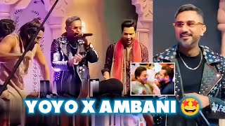 Yo Yo Honey Singh LIVE Performance At Ambani Wedding 🔥 Salman Khan SRK Ranveer Singh Varun Dhawan [upl. by Lemrac]