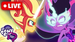 🔴 Equestria Girls Live MOVIE NIGHT MARATHON🎥  Full Movies Childrens Cartoon [upl. by Ycnay]